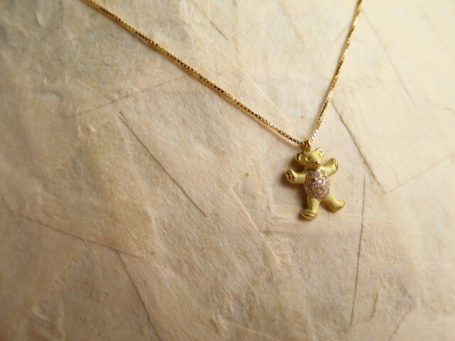 K18 Bear Pendantの画像1枚目