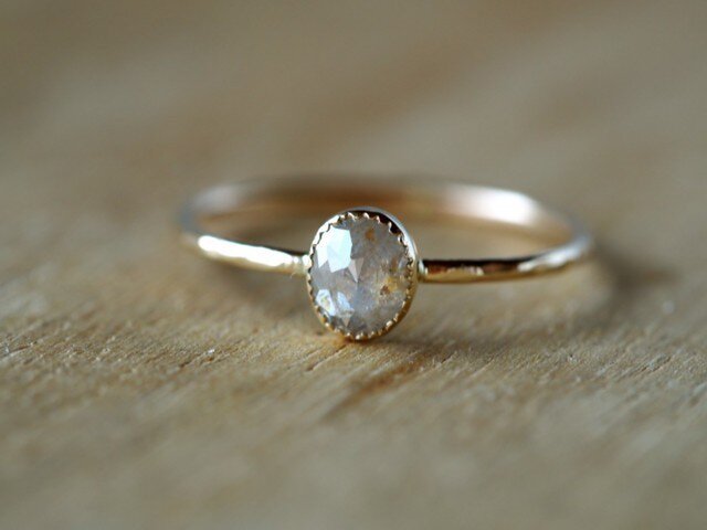 Frost white Diamond Ringの画像1枚目