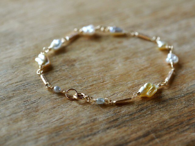 South Sea Pearl Bar braceletの画像1枚目