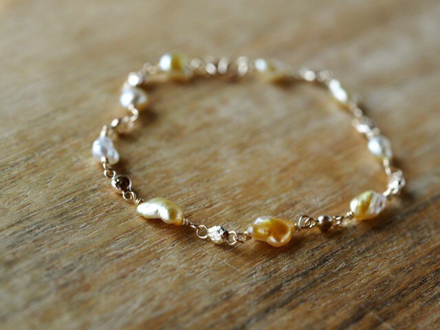 South Sea Pearl Grain braceletの画像1枚目