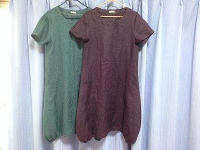 【UMRI様オーダー品】バルーンワンピ★グレープの画像1枚目