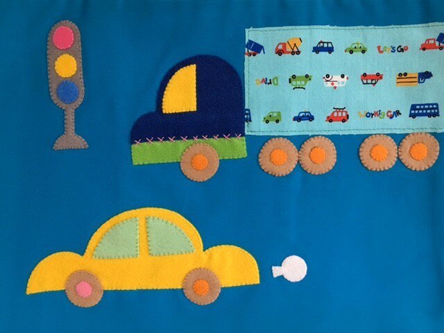 自動運転の時代がやってきた!じどうしゃ柄のレッスンバッグターコの画像1枚目