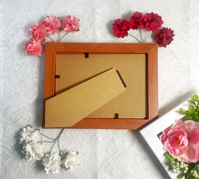 切り絵 ハートと心の鍵（金）【額つき】ギフト プレゼント お祝い