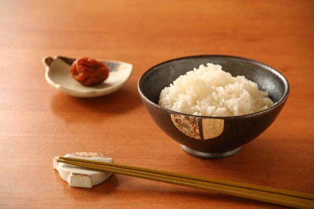 黒釉飯碗(planet)の画像1枚目