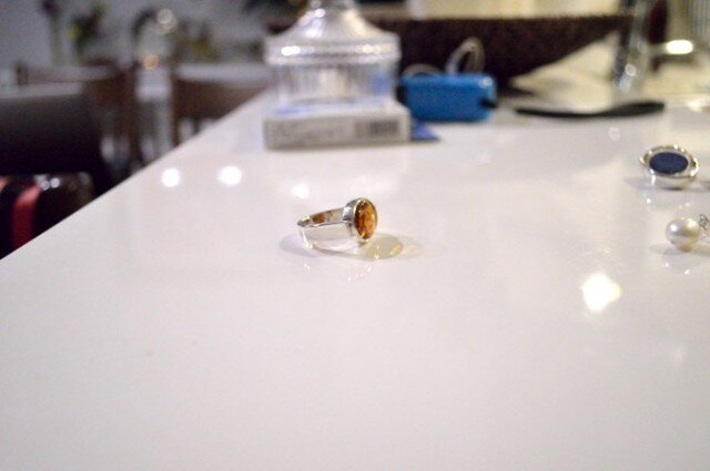 Oval Amber Ringの画像1枚目