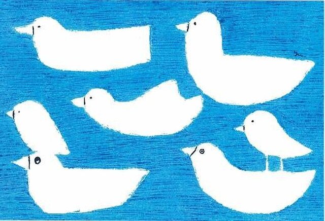 とりたち 花 カード3種の画像1枚目