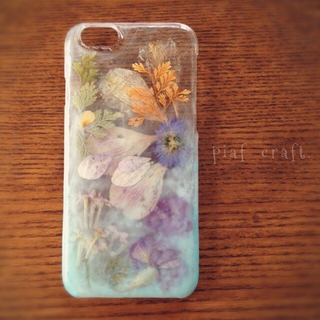 iPhone6ケース Blue Gardenの画像1枚目