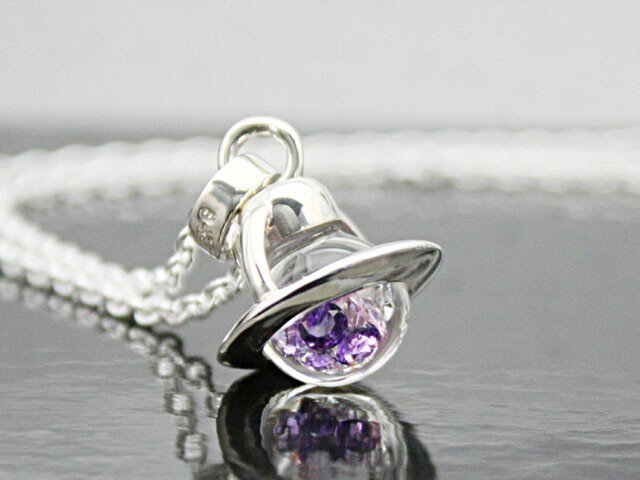 Saturn L Pendant Violetpinkの画像1枚目