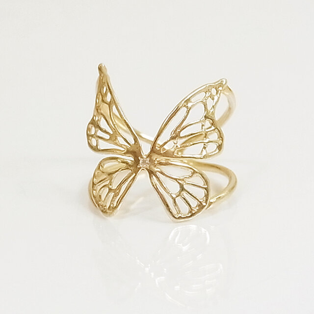 Fairy Butterfly Ring(gold)の画像1枚目