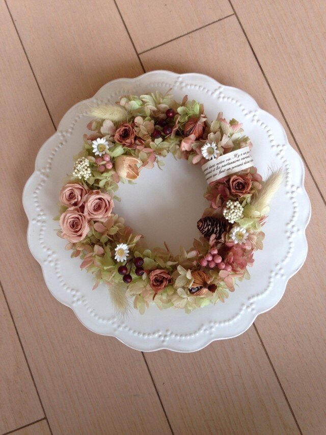 【sold】茜空wreath