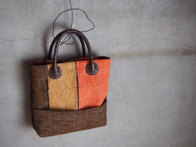 裂き織り/BEAR ⅲ BAG (+orimi)の画像1枚目