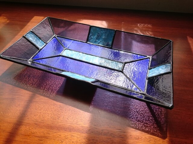 ステンドグラストレー長方形② | iichi 日々の暮らしを心地よくする