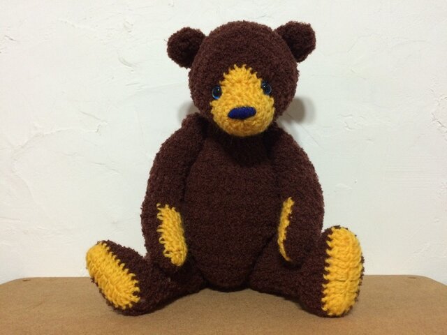 あみぐるみテディベア(チェコ)の画像1枚目