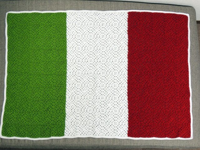 夏糸のイタリア国旗のブランケットの画像1枚目