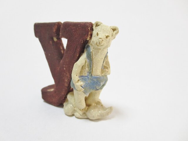ちびアルファベット ｙ くま Iichi ハンドメイド クラフト作品 手仕事品の通販