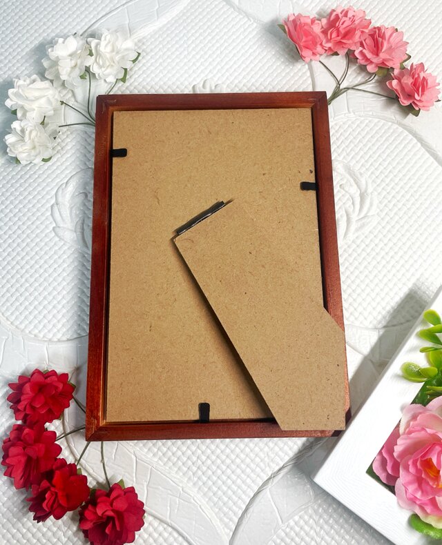 切り絵 幸せな四つ葉のクローバー（緑）【額つき】ギフト プレゼント