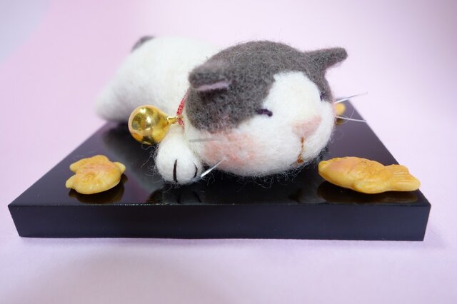 もう食べれニャイ zzz~の画像1枚目