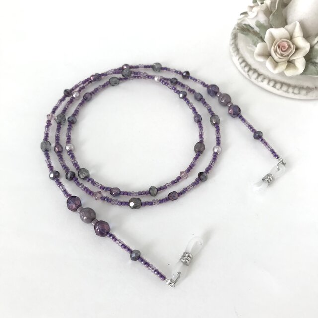 ミハエル・ネグリン グラスコード メガネストラップ チェーン グラスコード メガネコード 眼鏡ホルダー リング ストラップ