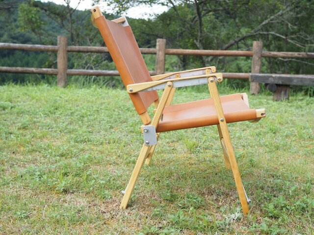 カーミットチェア Kermit Chair / 交換用レザーファブリック キャメル ...