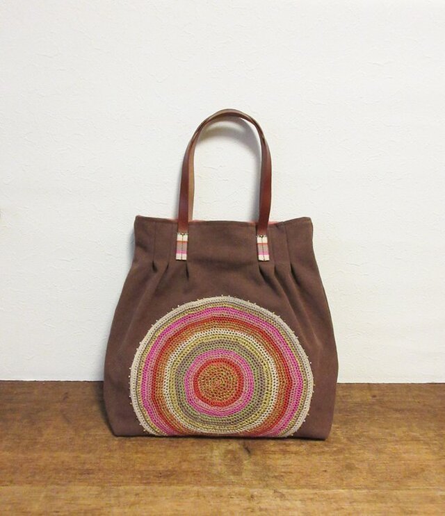 ぐるぐる模様かばん