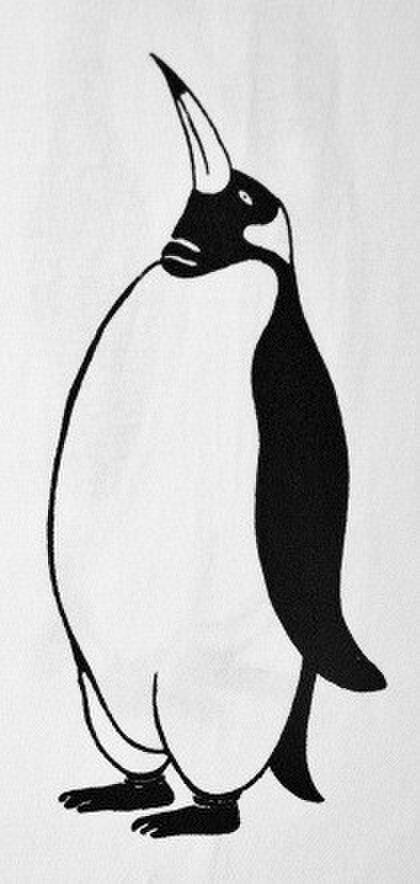 ペンギン カジュアルスウェットトレーナー、ホワイト (裏起毛) オリジナルデザイン | iichi ハンドメイド・クラフト作品・手仕事品の通販