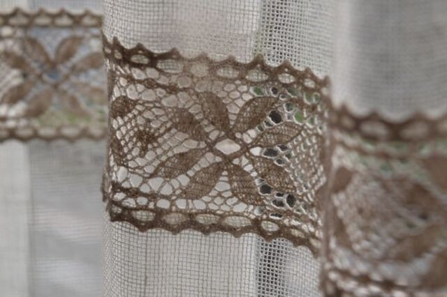 カフェカーテン✿❛りのまま❜レース✩.*˚ハンドメイド✿.*・♪ カフェカーテン✿❛りのまま❜レース✩.*˚ハンドメイド✿.*・♪ カフェ