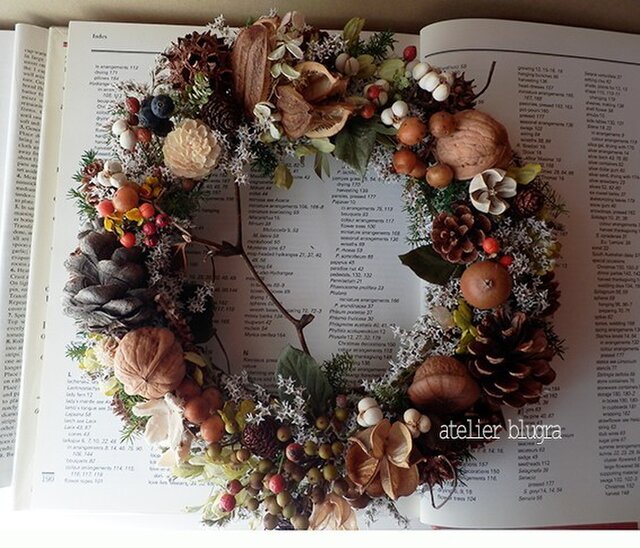 八ヶ岳〜静かな森のAutumnWreath Ver.2の画像1枚目