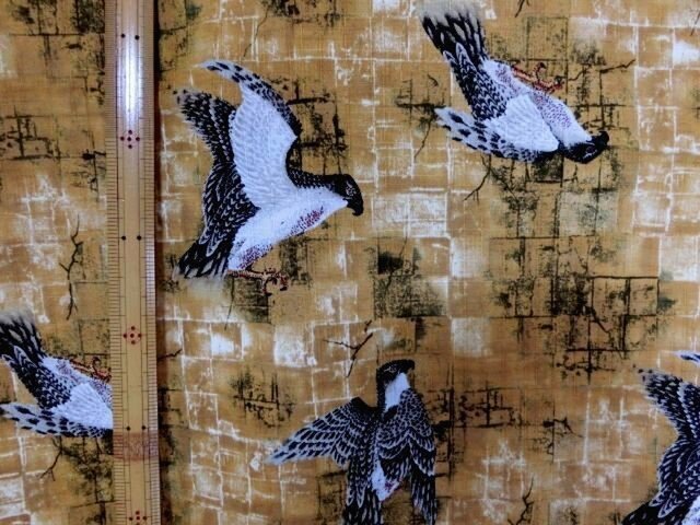 暖簾 ハンドメイド 暖簾 のれん 受注製作 黄土色系 鳥 | iichi 日々の暮らしを