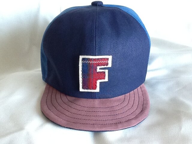 アルファベットキャップ 帆布シリーズ 『F』の画像1枚目