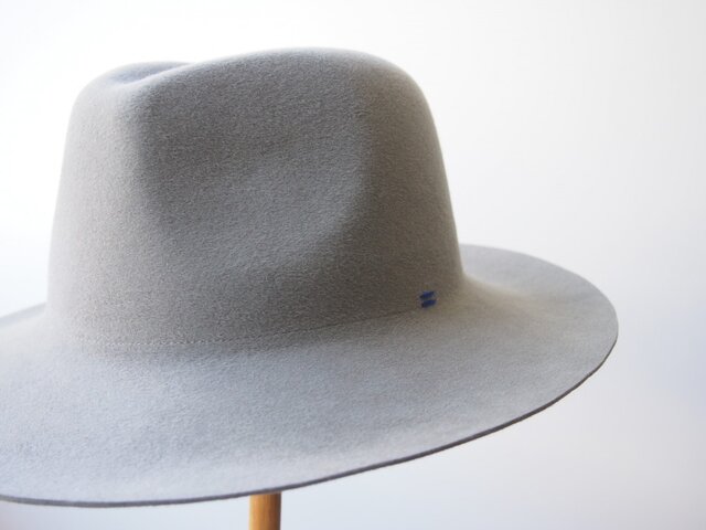 【受注製作】Fedora - grey × blueの画像1枚目