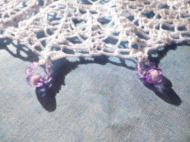 海外店ジャグカバー★レースドイリー10星形スカラップ&天使と薔薇マグネット新品 海外店ジャグカバー☆レースドイリー10星形スカラップ&天使と薔薇