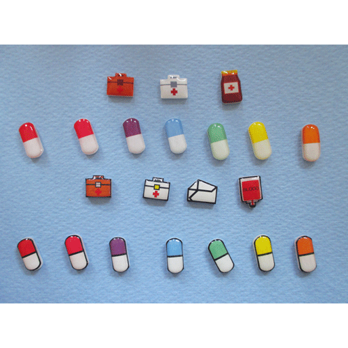 【選べるピアス】医療系【1ペア受注製作】の画像1枚目