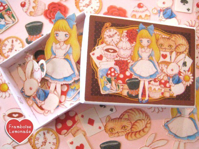 120不思議の国のアリス☆フレークシール | iichi 日々の暮らしを