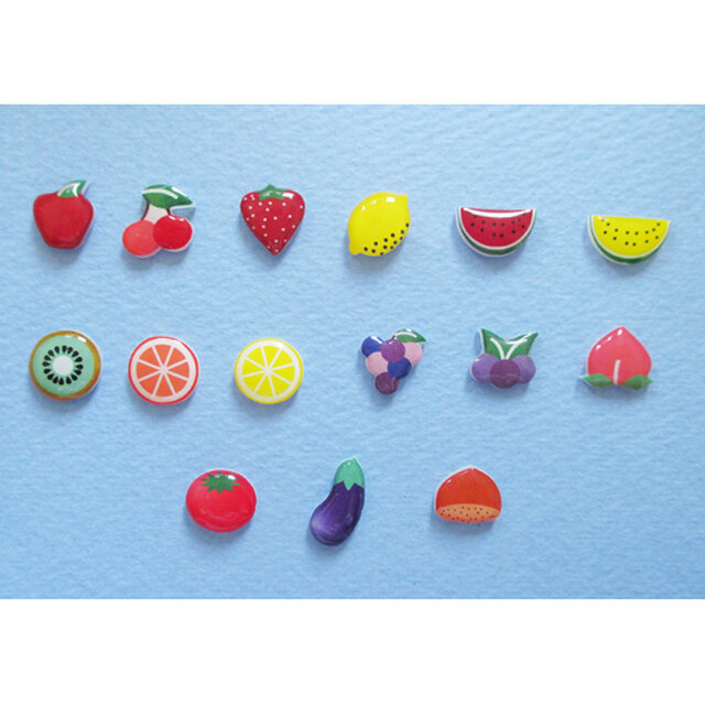 【選べるピアス】果物と野菜【1ペア受注製作】の画像1枚目