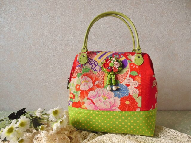 古裂と水玉Bag-03の画像1枚目