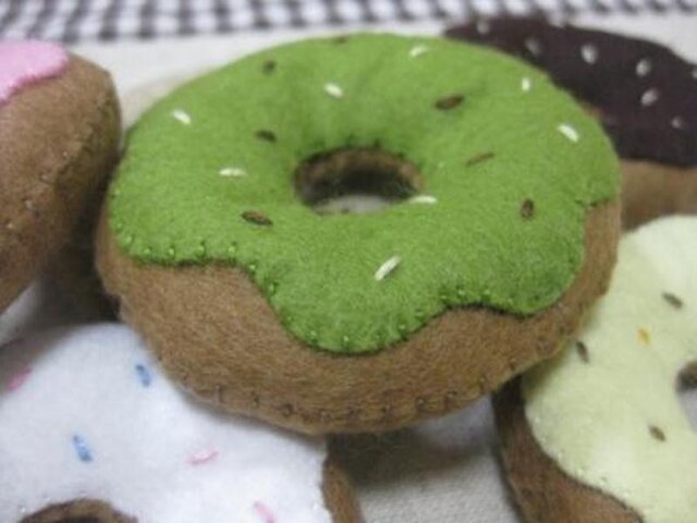 【202435】ドーナツギフトセット　フェルトおままごと　ハンドメイド フェルト ドーナツの作り方 - YouTube