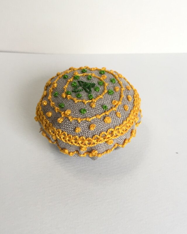 刺繍のみかんの画像1枚目