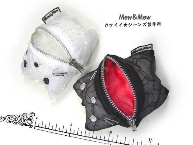 ★不思議な黒猫の★ハンドメイド★携帯ストラップ★ぬいぐるみ★の画像1枚目