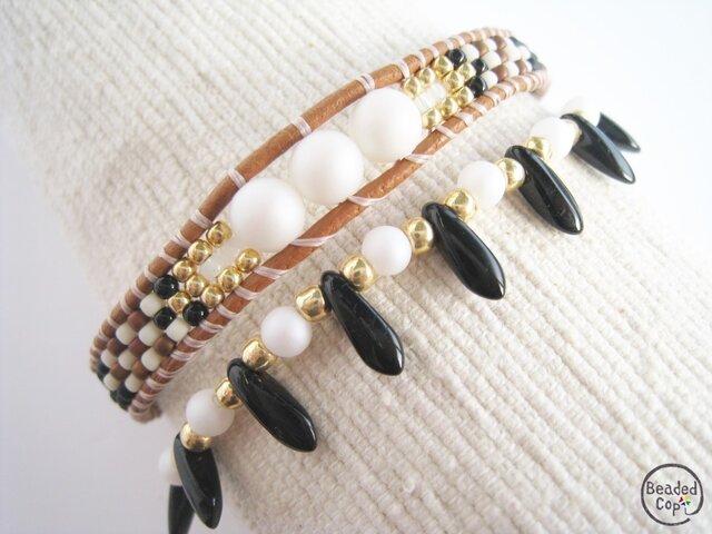 Beading bracelet "Independent woman"の画像1枚目