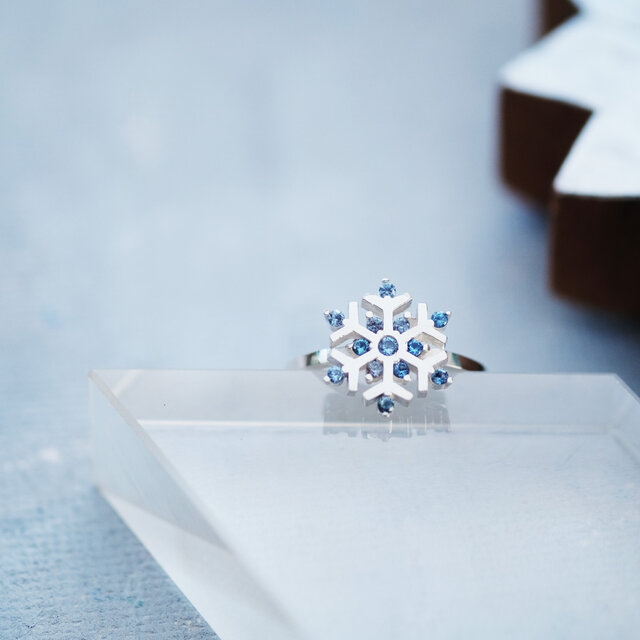 雪の結晶 リング シルバー925 | iichi 日々の暮らしを心地よくする