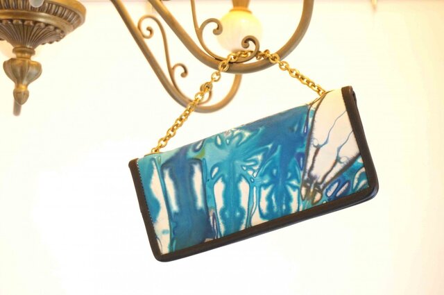 Raiz お財布bag#Sea blueの画像1枚目