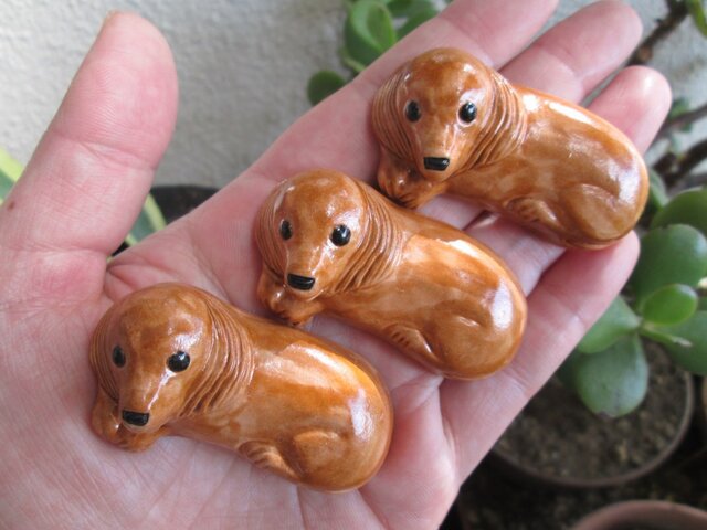 ダックスフンドの箸置き（3個セット） | iichi 日々の暮らしを心地よく