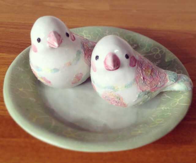 《U様ご予約済み》てのりとり ボタンちゃんの画像1枚目