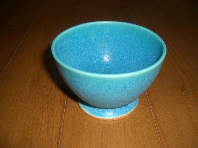 トルコブルーのカップの画像1枚目