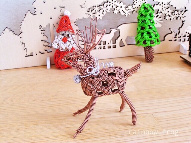 水引 トナカイ(ブラウン)の画像1枚目
