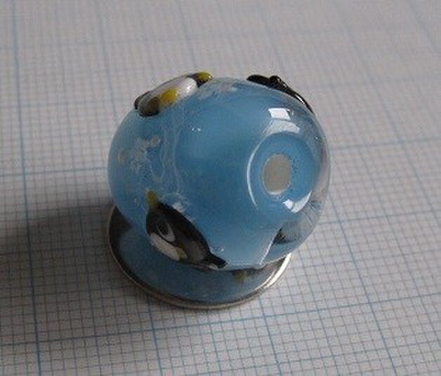 とんぼ玉 ペンギン Iichi ハンドメイド クラフト作品 手仕事品の通販