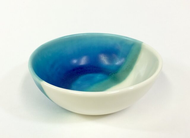 Bowl/S(Turquoise-transparent)の画像1枚目