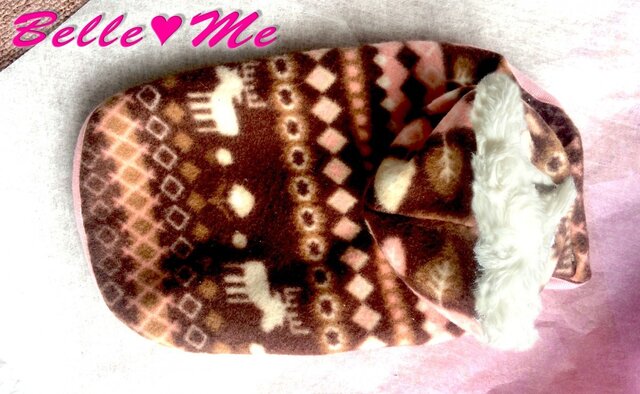 ｵｰﾀﾞｰ可能）トナカイ柄☆フード付きジャガードニット☆犬服 | iichi