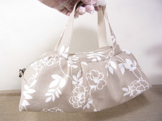 ミニボストンバッグ「キャピタル・グレー」 | iichi 日々の暮らしを