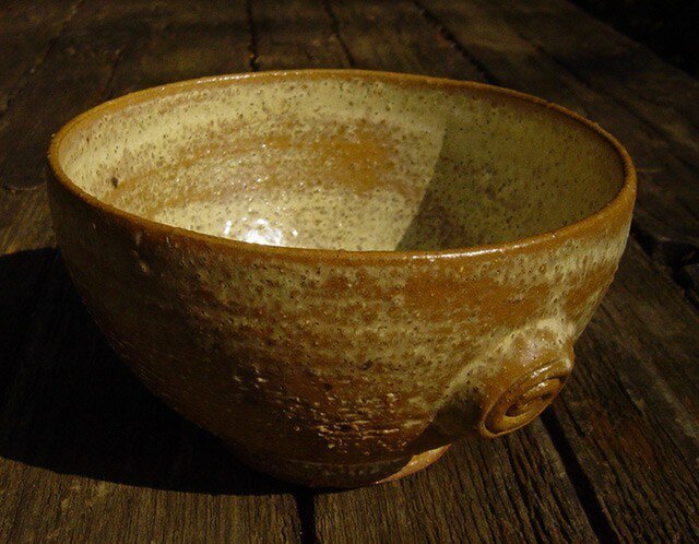 生成カフェオレボウル(丸渦文様)の画像1枚目